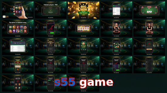 Main screen of S55 Game bet page for PK players